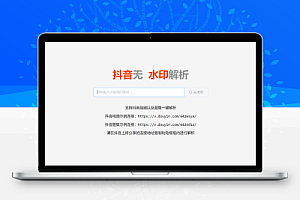 抖音视频图集无水印解析-非第三方接口