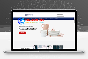 响应式餐具厨具外贸企业网站模板