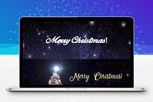 圣诞祝福网站html源码