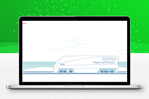 动态火车404页面