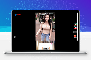 随机短视频滑动版带打赏H5源码