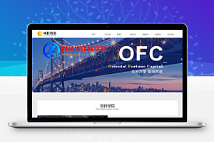 响应式基金投资管理网站模板