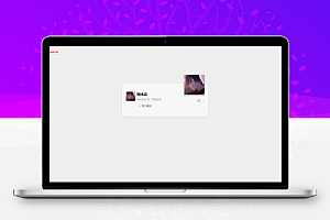 微信头像个展示卡html源码