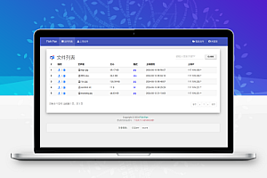 彩虹外链网盘界面UI美化版源码