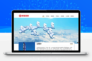 响应式创业财富管理网站模板