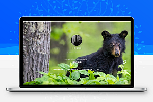 个人主页源码 翻盖式LOGO