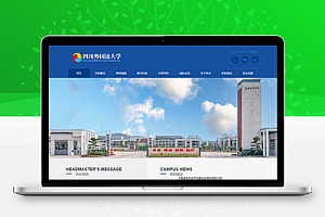 理工实验外语学校学院网站模板