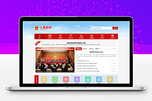 政府协会类实用网站模板