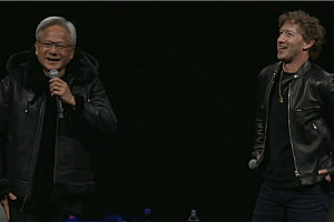 黄仁勋与扎克伯格首次公开对话:两人互送皮夹克