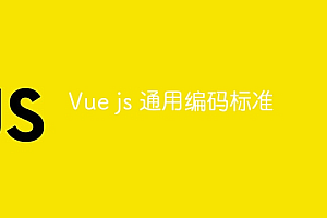 Vue js 通用编码标准