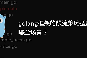 golang框架的限流策略适用于哪些场景?