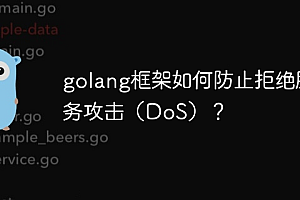 golang框架如何防止拒绝服务攻击(DoS)?
