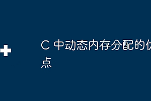 C 中动态内存分配的优点