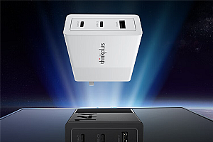 联想ThinkPlus光影氮化镓充电器上新:三口140W 369元、四口100W 249元