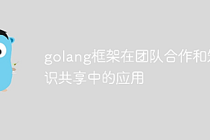 golang框架在团队合作和知识共享中的应用