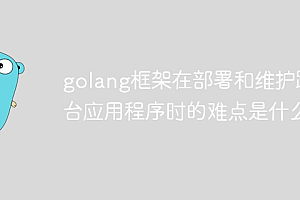 golang框架在部署和维护跨平台应用程序时的难点是什么?