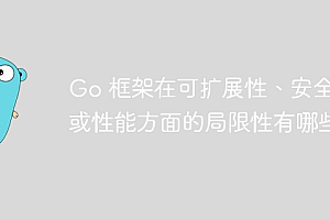 Go 框架在可扩展性、安全性或性能方面的局限性有哪些?
