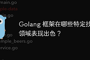 Golang 框架在哪些特定技术领域表现出色?