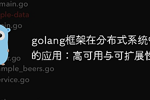 golang框架在分布式系统中的应用:高可用与可扩展性