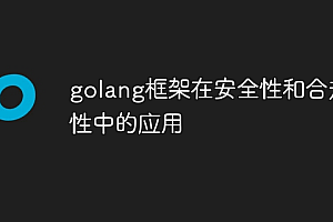 golang框架在安全性和合规性中的应用