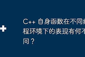 C++ 自身函数在不同编程环境下的表现有何不同?