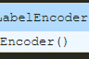 机器学习中的标签编码
