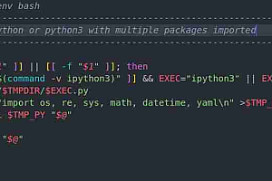 如何使用预先导入的包启动 python 或 ipython