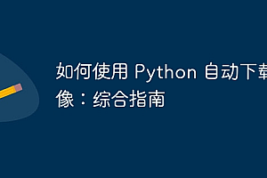 如何使用 Python 自动下载图像:综合指南