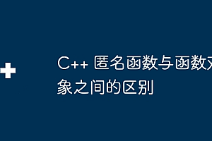 C++ 匿名函数与函数对象之间的区别