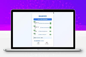 带检测的地址发布单页源码