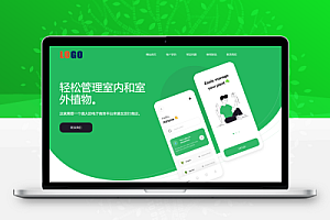 APP应用程序软件介绍响应式网站模板源码